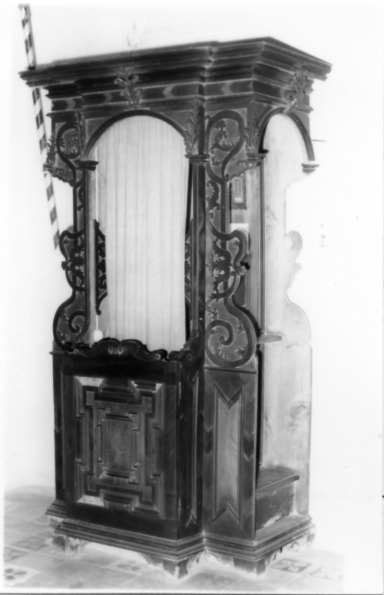 confessionale - bottega modenese (metà sec. XVIII)