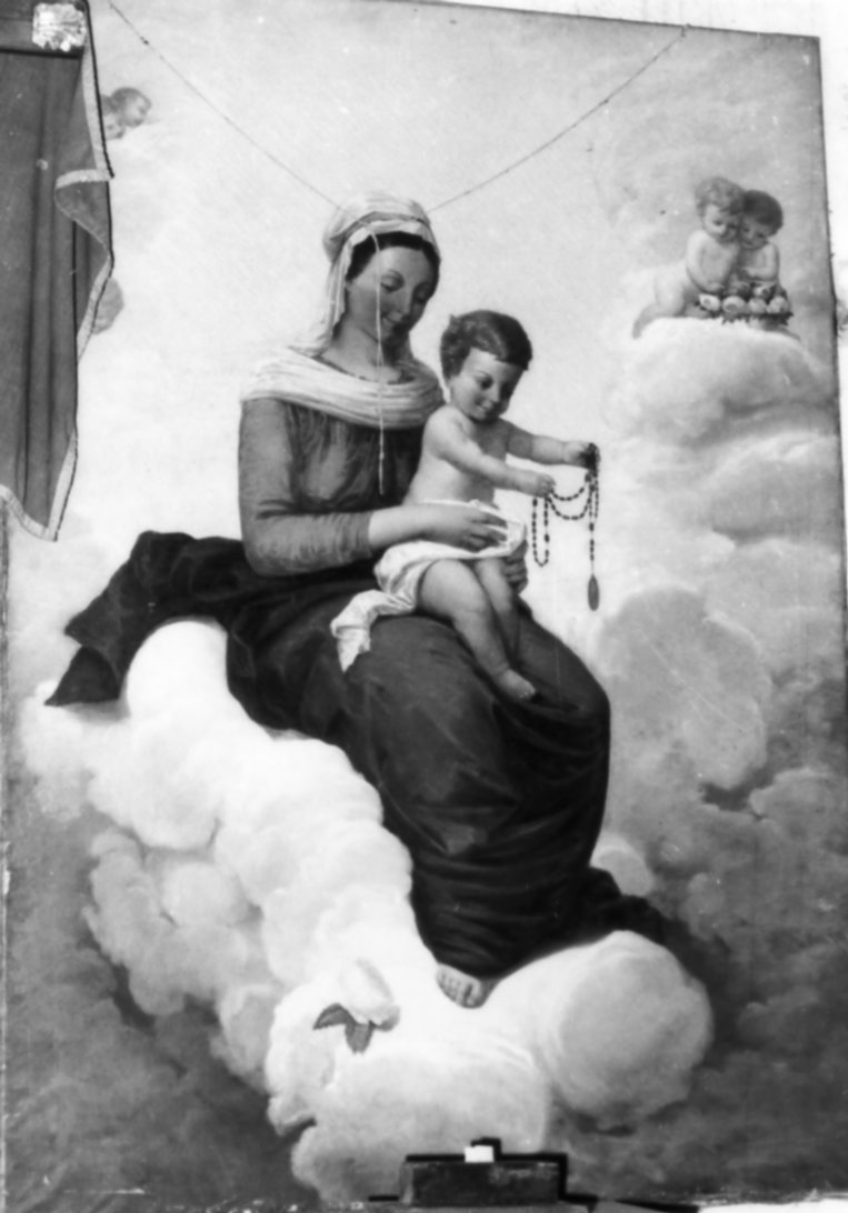 Madonna del Rosario (dipinto) di Marchetti (seconda metà sec. XIX)