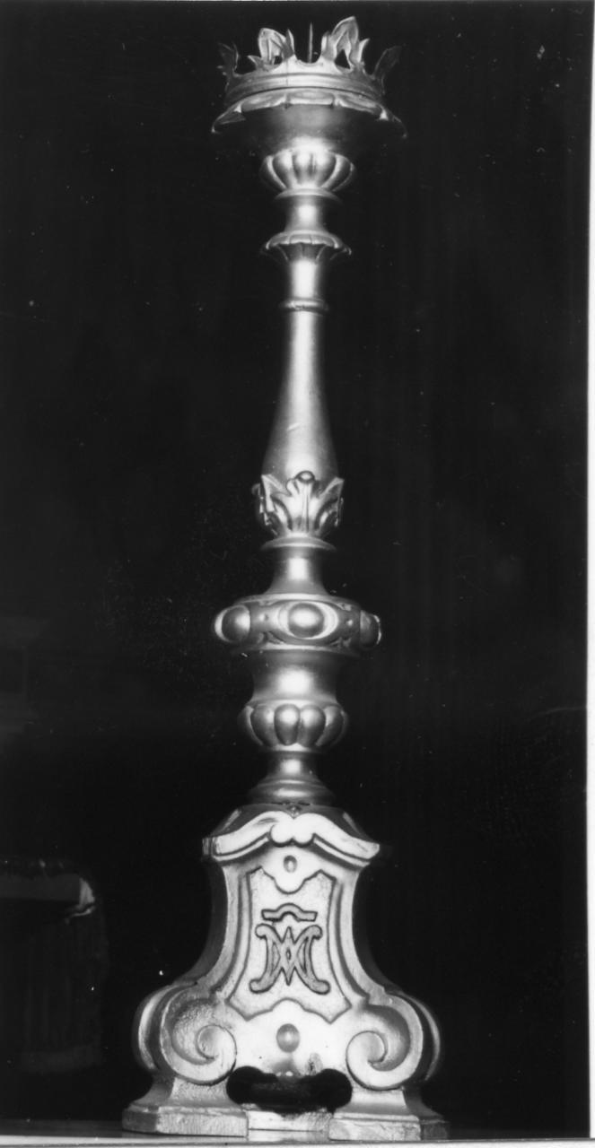 candeliere, serie - bottega emiliana (prima metà sec. XIX)