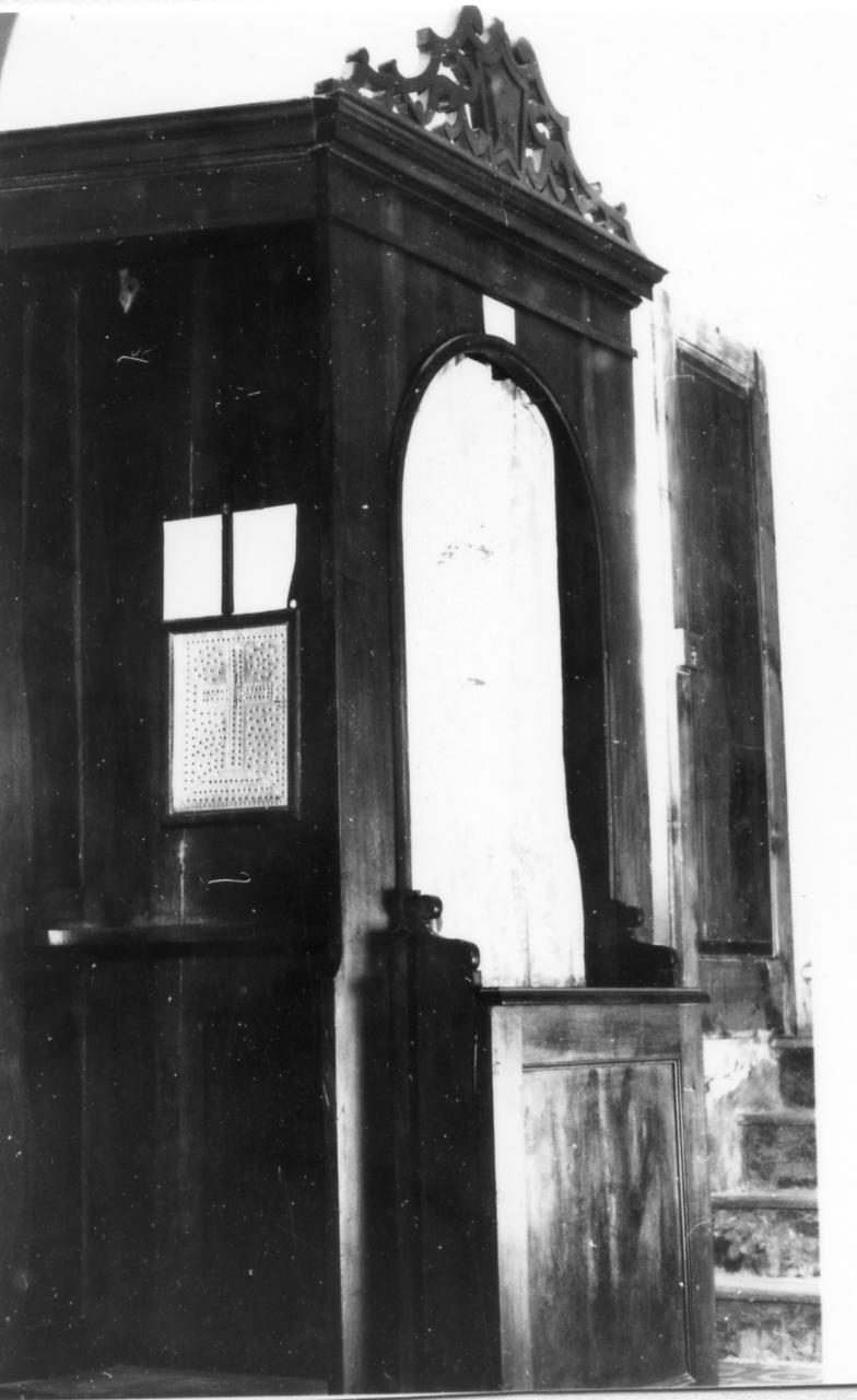 confessionale - bottega modenese (seconda metà sec. XVIII)