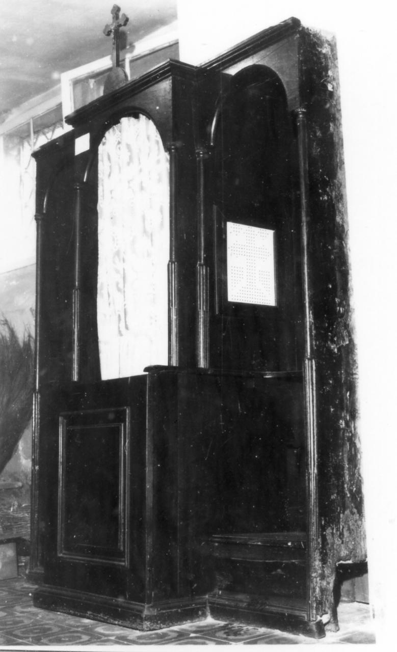 confessionale, serie - bottega modenese (prima metà sec. XIX)