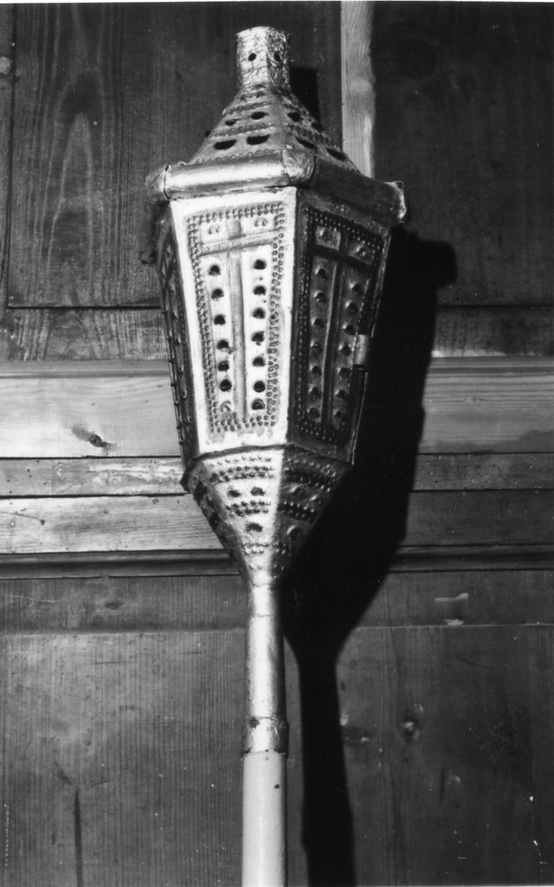 lanterna processionale, serie - bottega modenese (fine sec. XVIII)