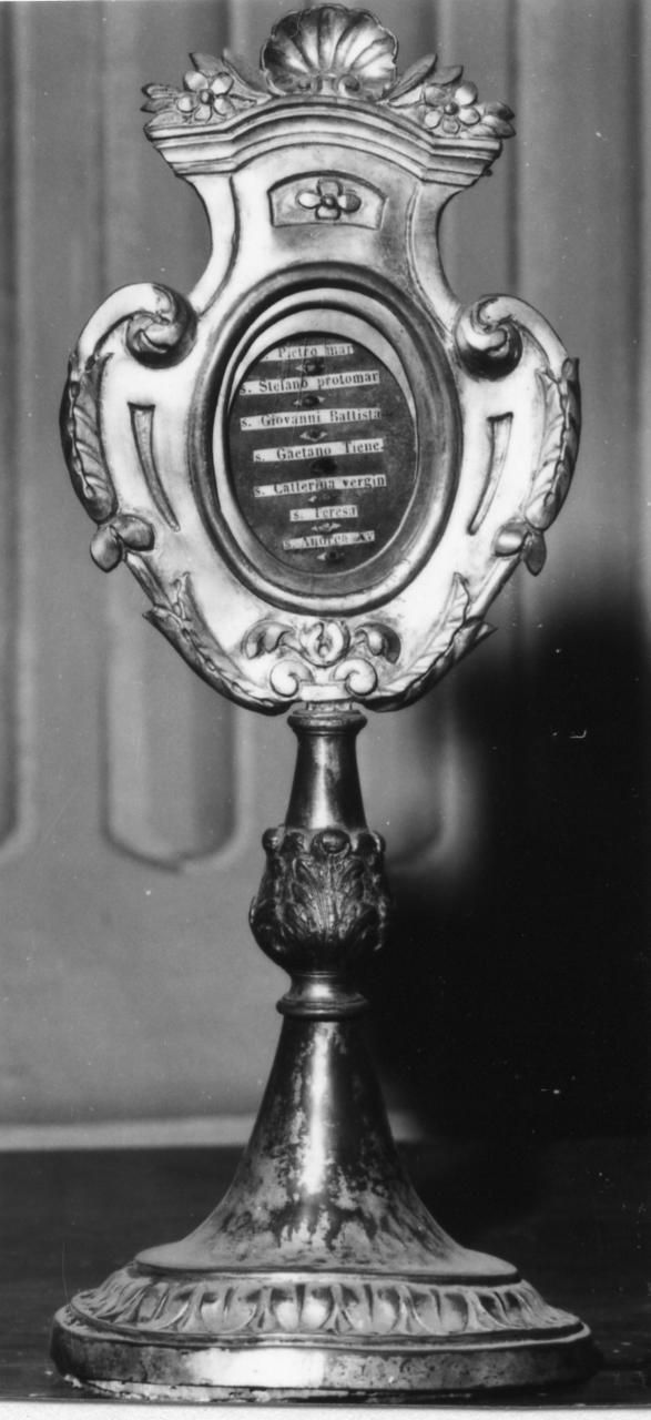 reliquiario - bottega emiliana (inizio sec. XIX)