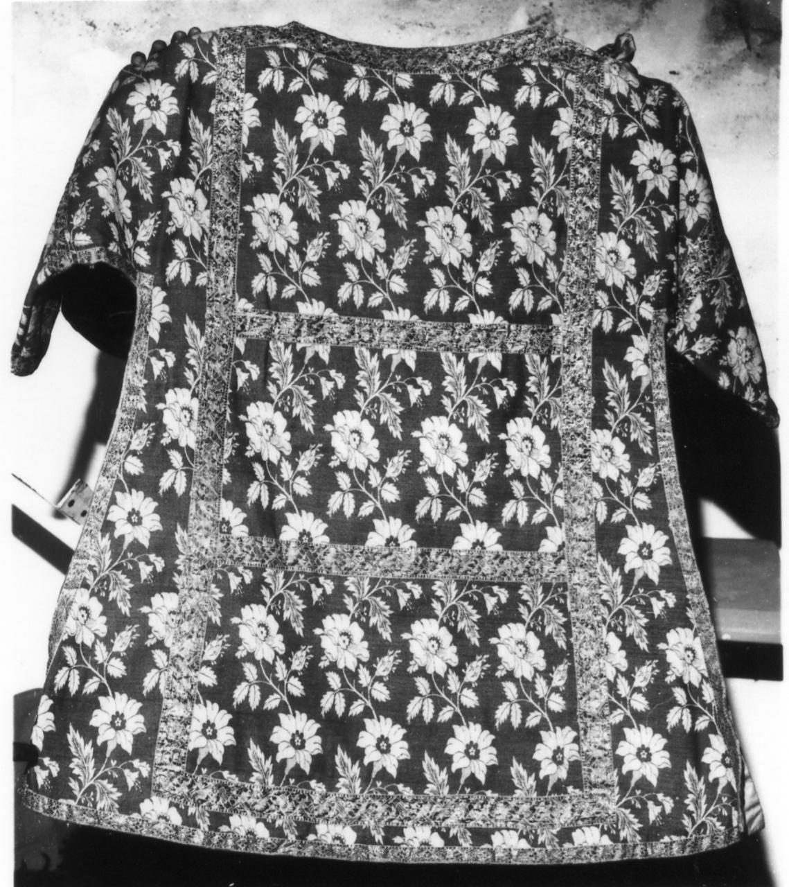 paramento liturgico - in terzo - manifattura italiana (fine sec. XIX)