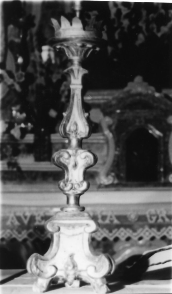 candeliere, serie - bottega emiliana (seconda metà, prima metà sec. XVIII, sec. XIX)