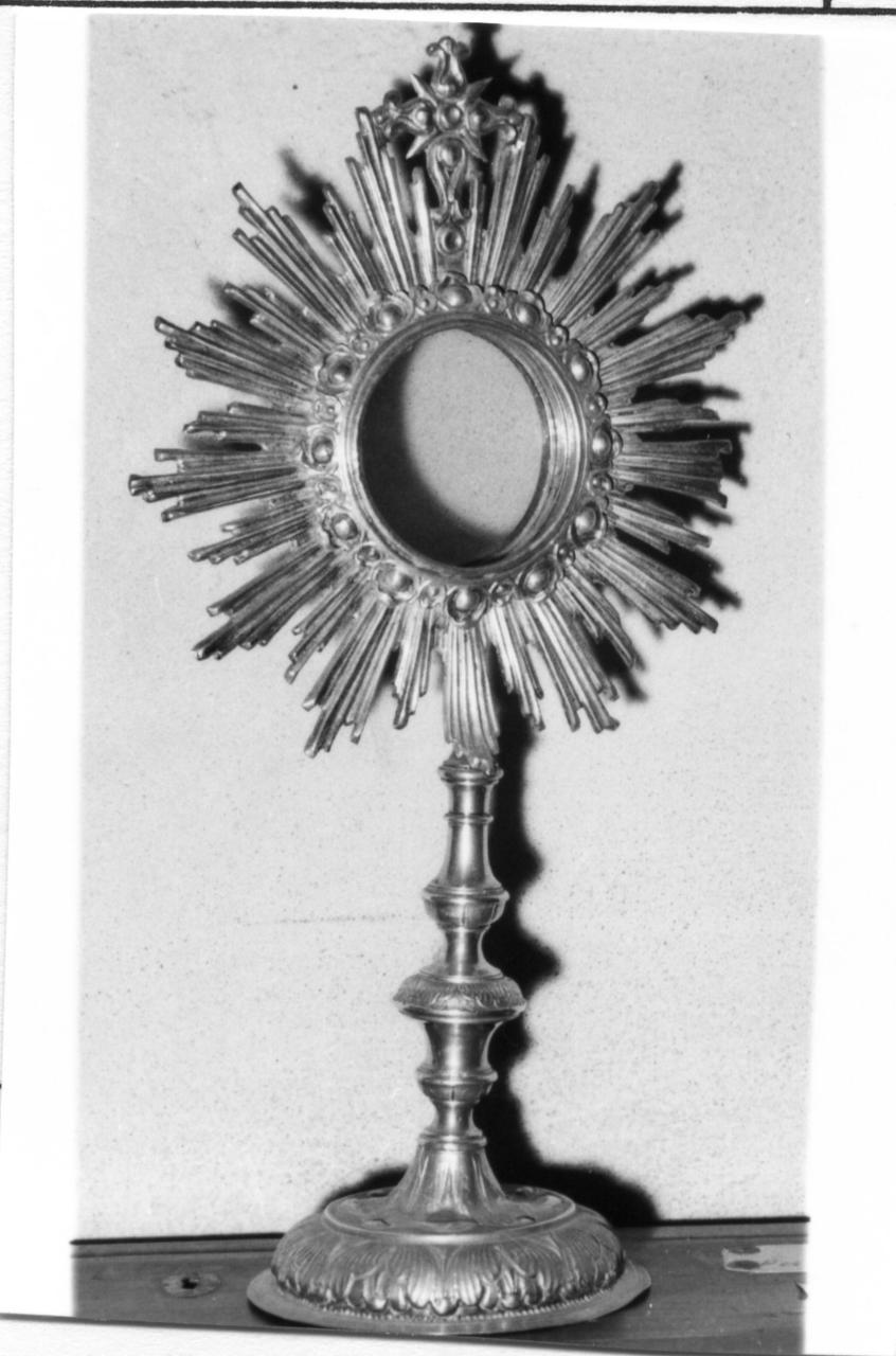 ostensorio - bottega emiliana (seconda metà sec. XVIII)