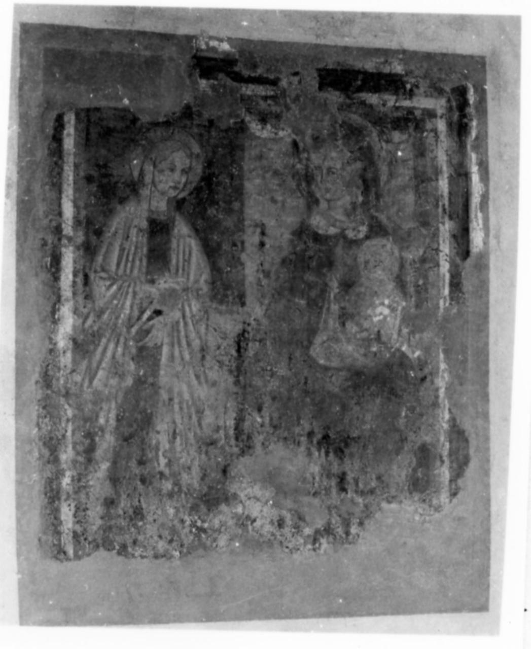 Madonna con Bambino e Santa (dipinto) - ambito emiliano (prima metà sec. XV)