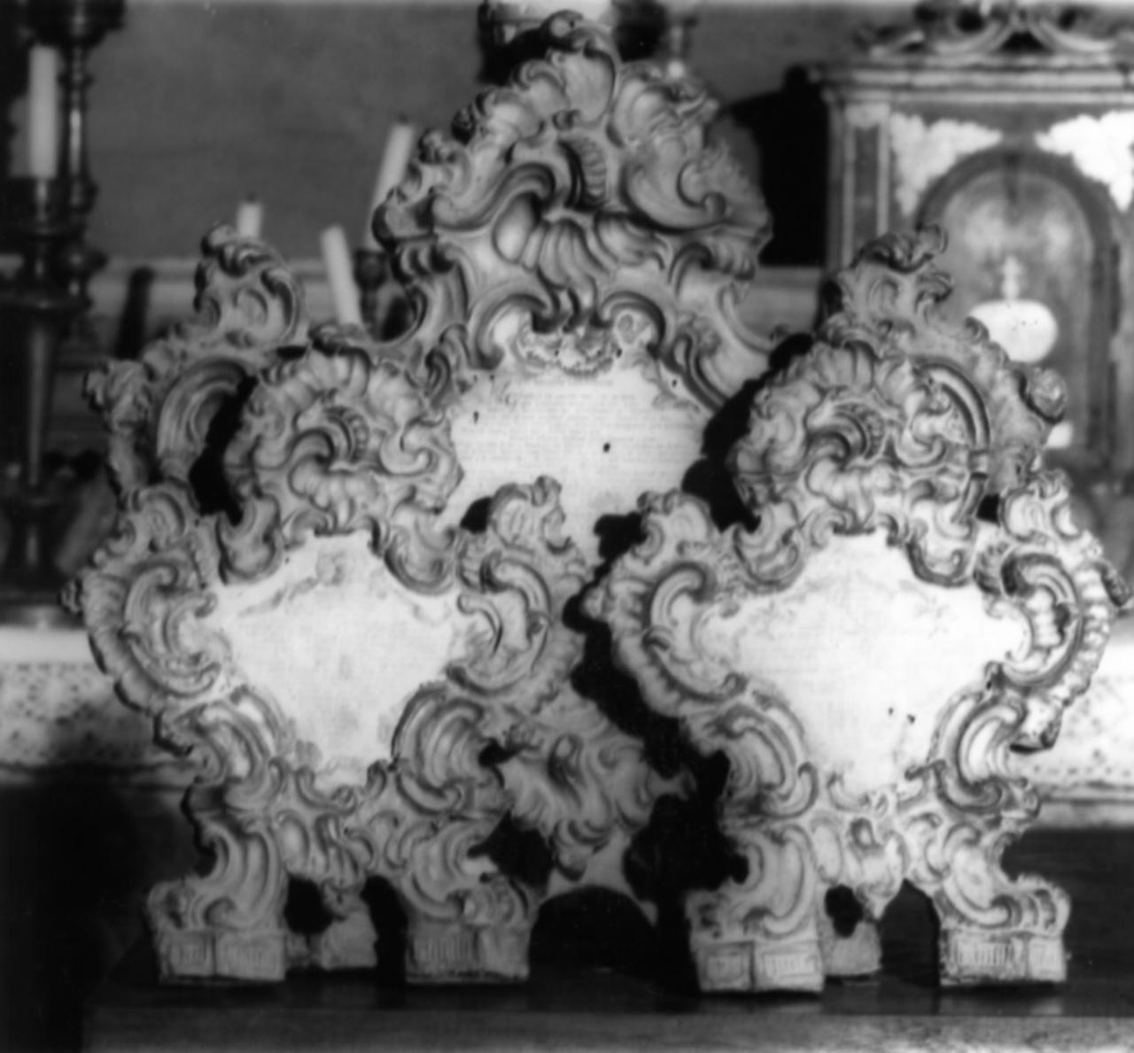 cartagloria, serie - bottega emiliana (seconda metà sec. XVIII)