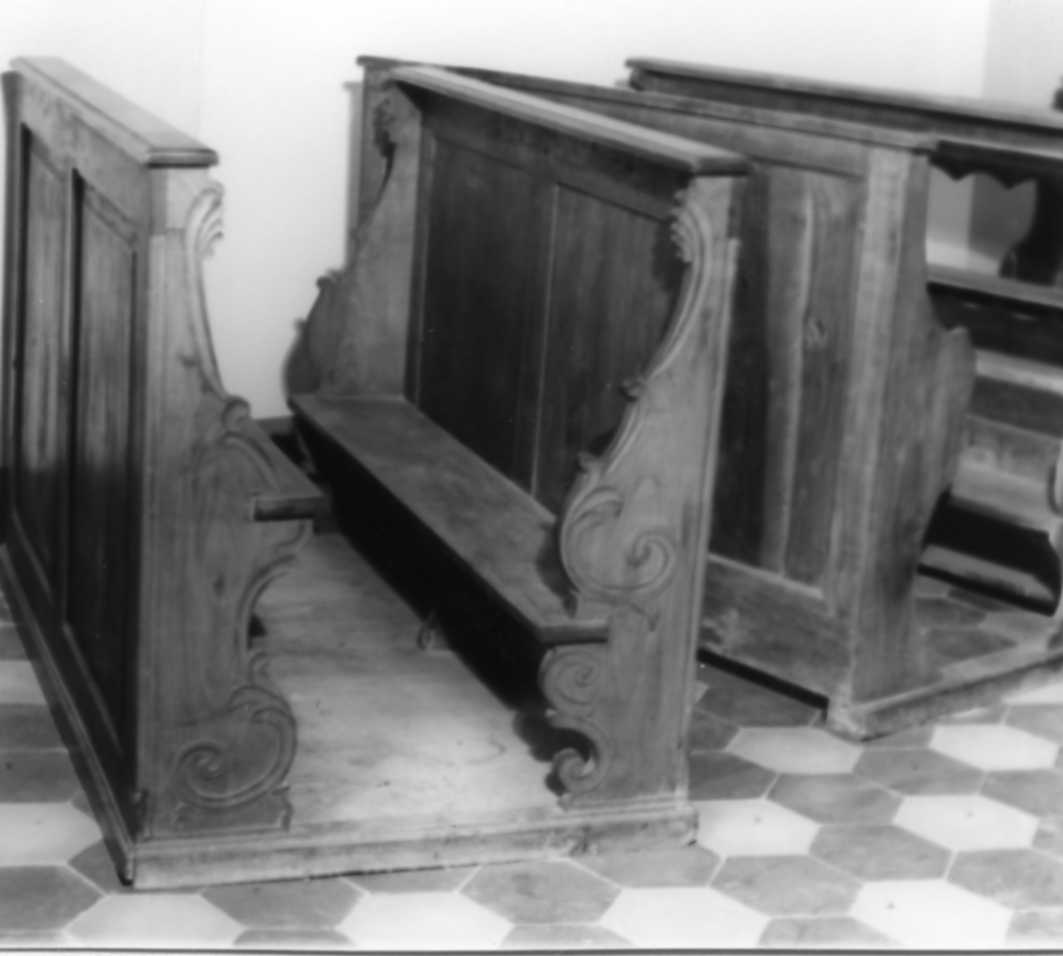 banco da chiesa - bottega modenese (fine sec. XVIII)