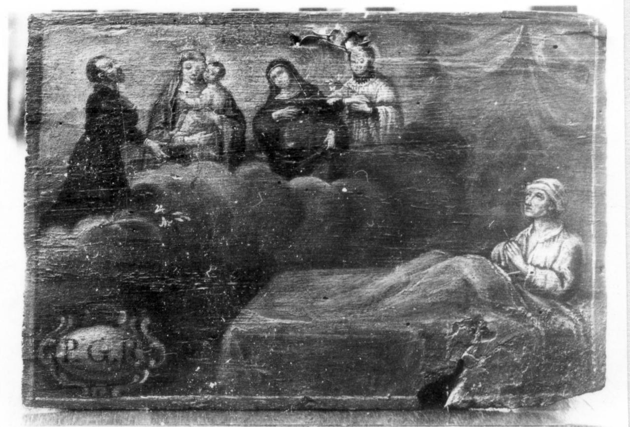 guarigione miracolosa (ex voto) - ambito modenese (seconda metà sec. XVIII)