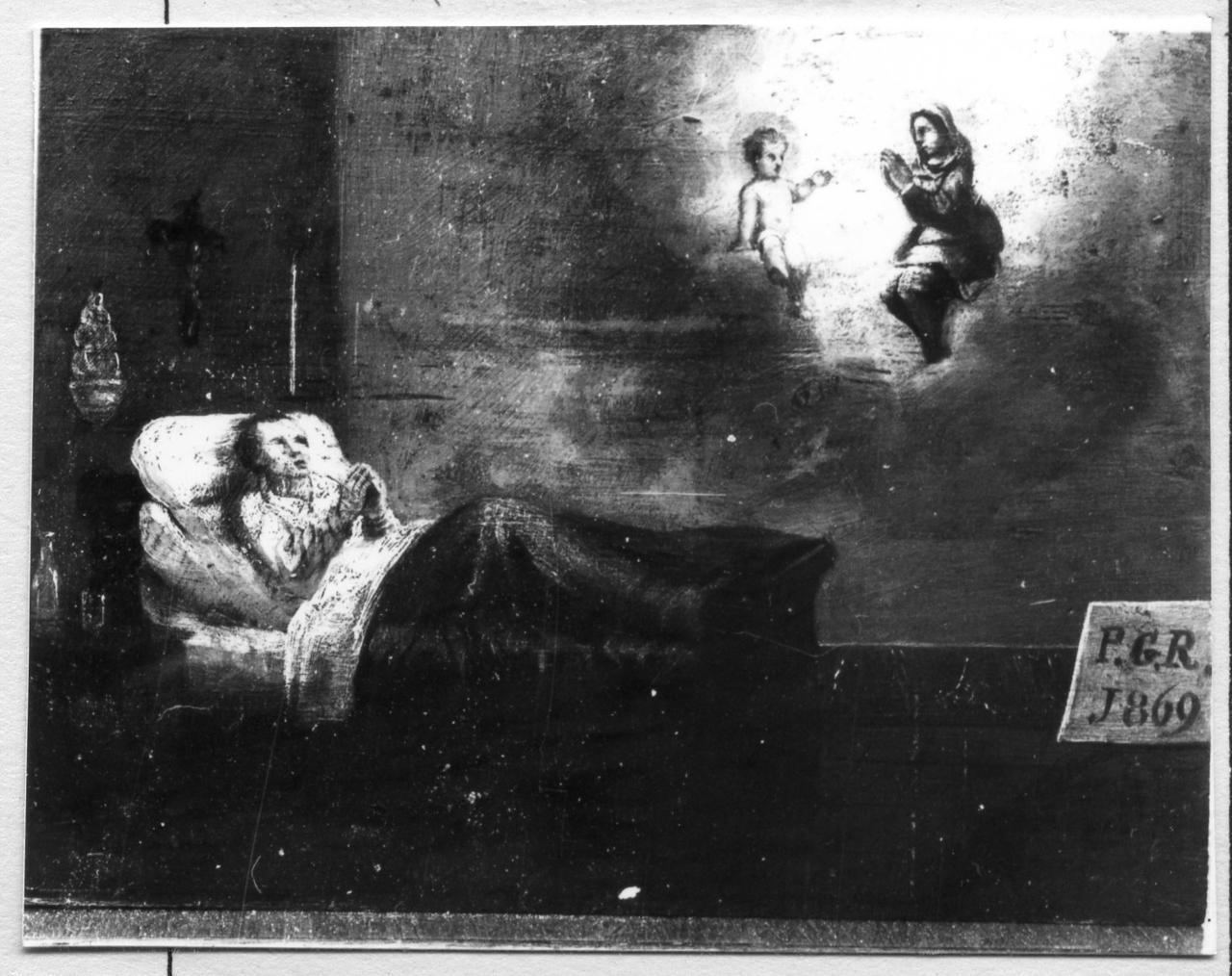 guarigione miracolosa (ex voto) - ambito modenese (sec. XIX)