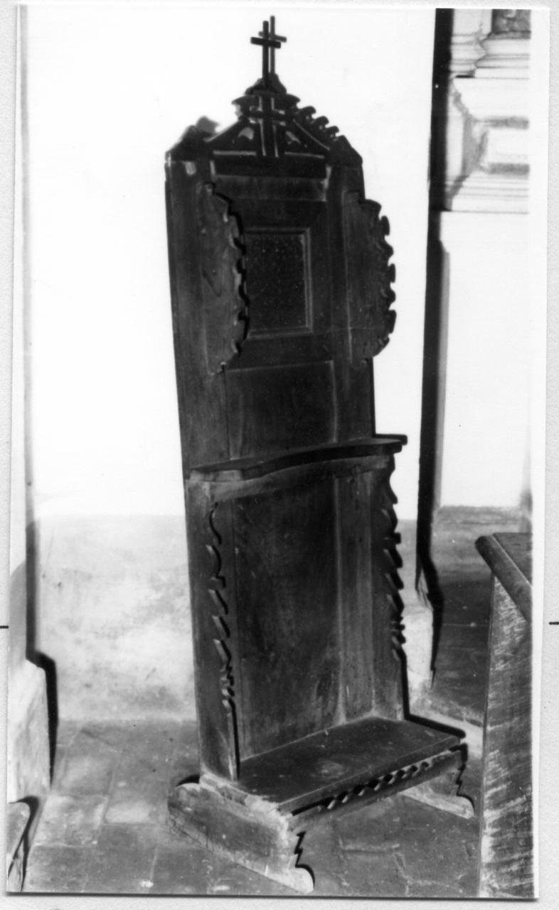 confessionale - bottega modenese (prima metà sec. XVIII)
