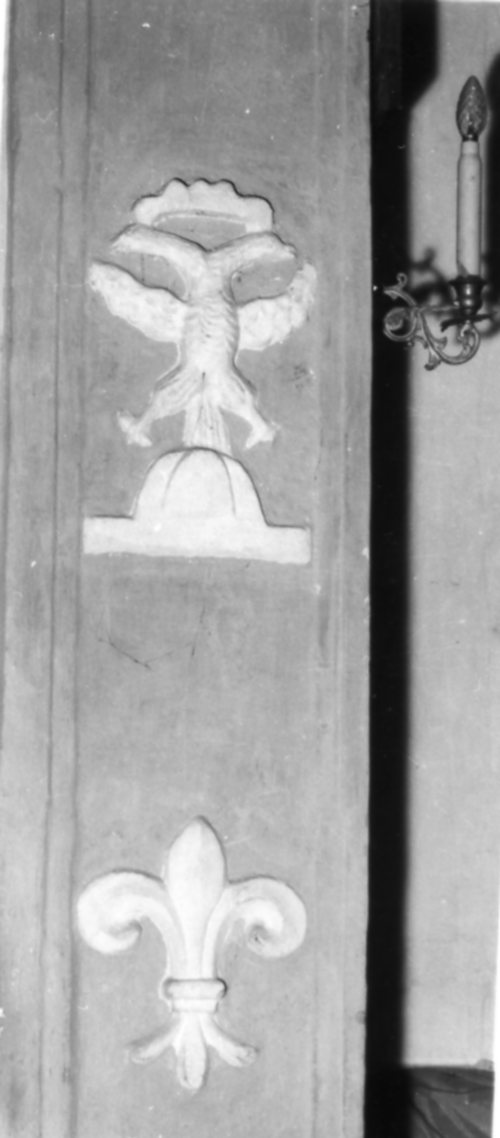 motivi decorativi vegetali e animali (decorazione plastico-architettonica) - bottega modenese (prima metà sec. XVII)