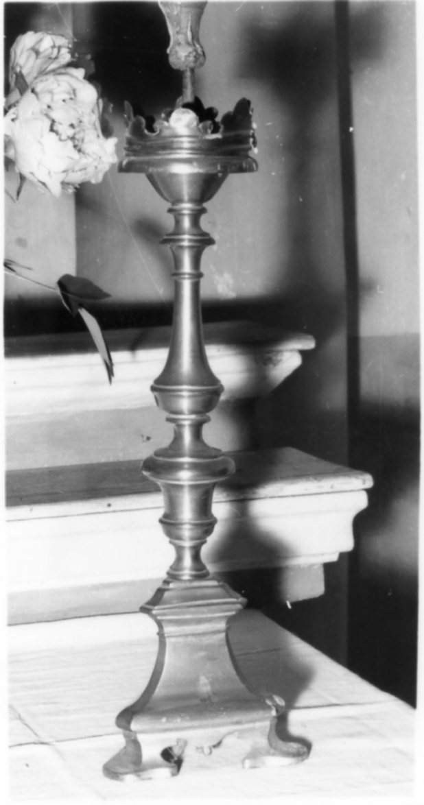 candeliere, serie - bottega bolognese (seconda metà sec. XVIII)