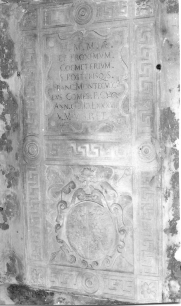 monumento funebre - bottega emiliana (seconda metà sec. XVI)