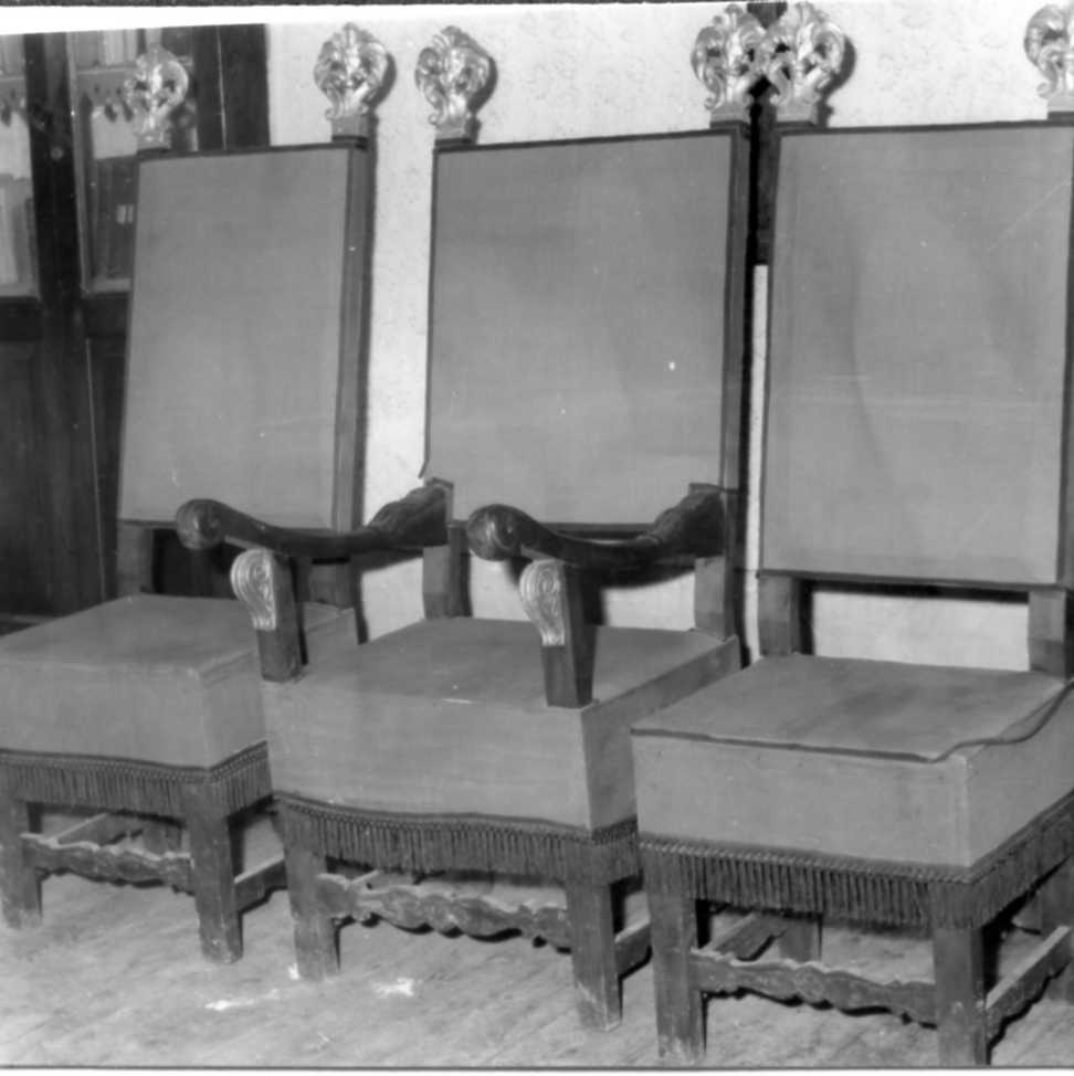 poltrona, serie - bottega emiliana (inizio sec. XVIII)