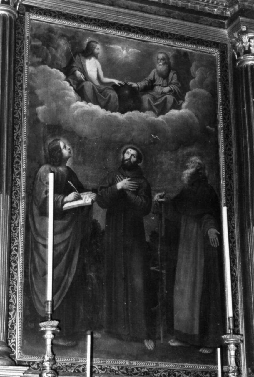 Trinità e Santi (dipinto) - ambito bolognese (prima metà sec. XVII)