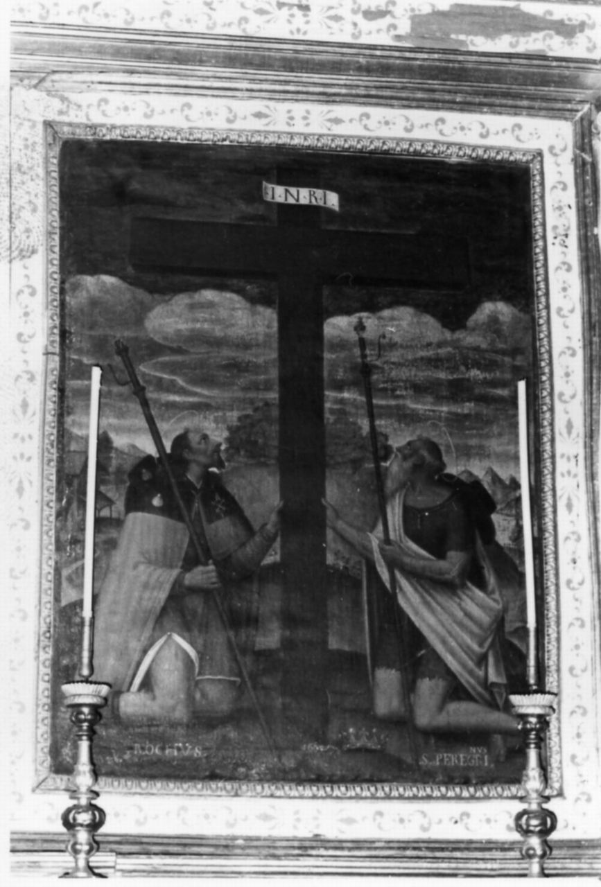 San Pellegrino e San Rocco (dipinto) - ambito emiliano (inizio sec. XVII)