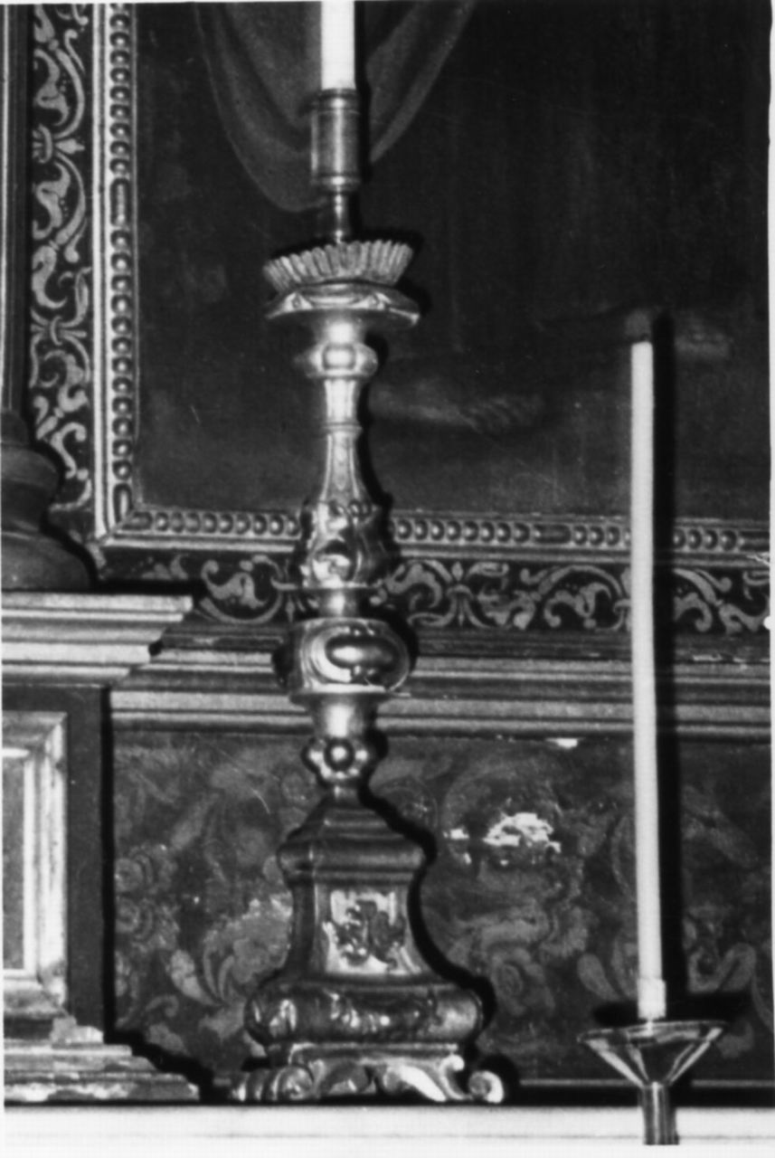 candeliere, serie - bottega modenese (prima metà sec. XIX)