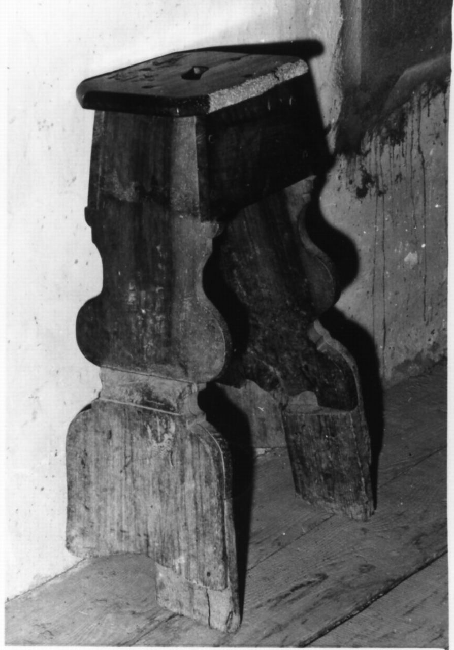 sgabello - bottega modenese (fine sec. XVII)