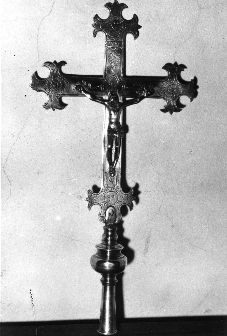 croce processionale - bottega emiliana (seconda metà sec. XVII)