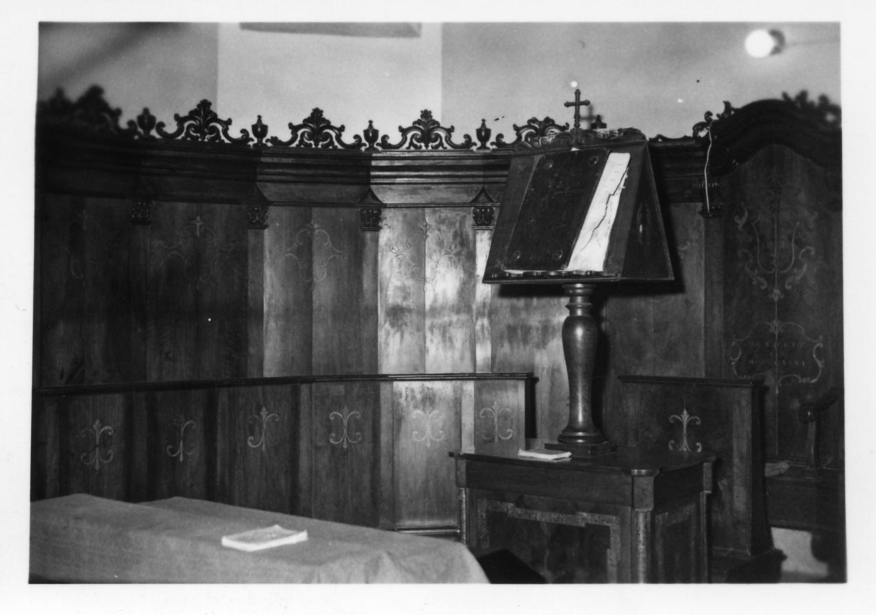 stalli del coro - bottega modenese (seconda metà sec. XVIII)