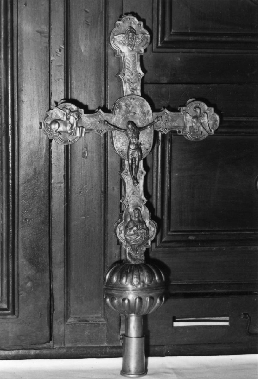 croce processionale - bottega toscana (?) (seconda metà sec. XV)