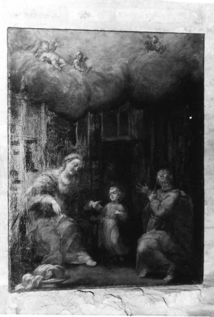 Maria Vergine bambina con Sant'Anna e San Gioacchino (dipinto) - ambito modenese (metà sec. XVIII)