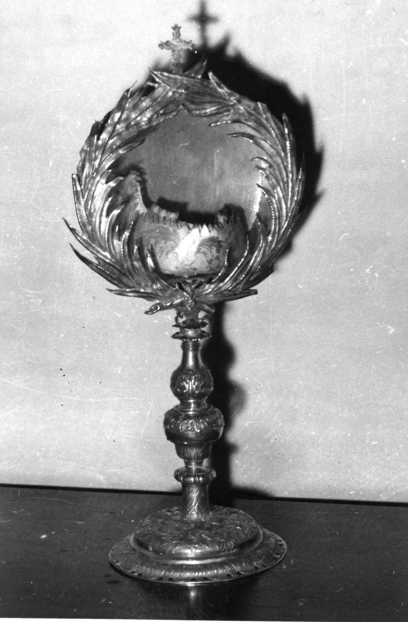 reliquiario - bottega emiliana (inizio sec. XVIII)