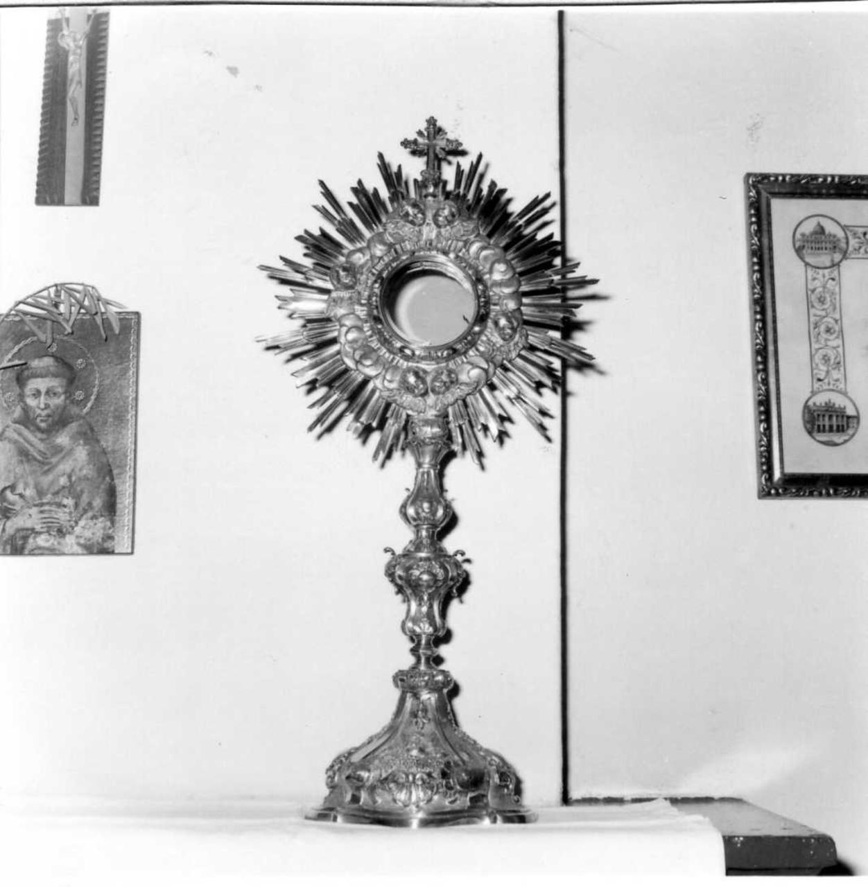 ostensorio - bottega emiliana (seconda metà sec. XVIII)