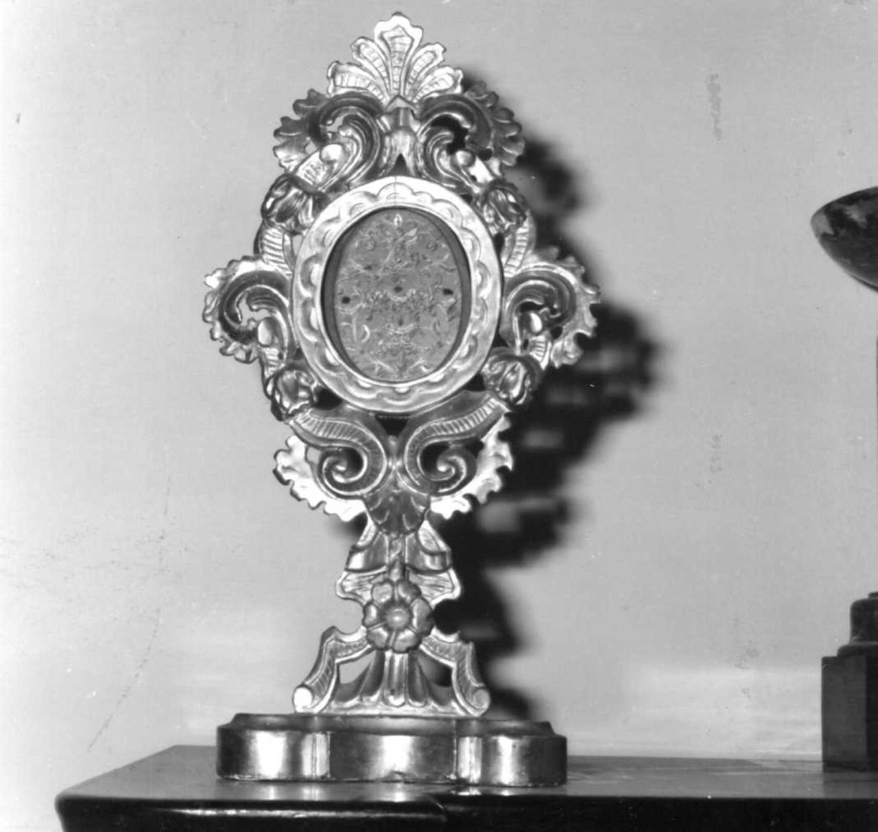 reliquiario, serie - bottega modenese (prima metà sec. XIX)