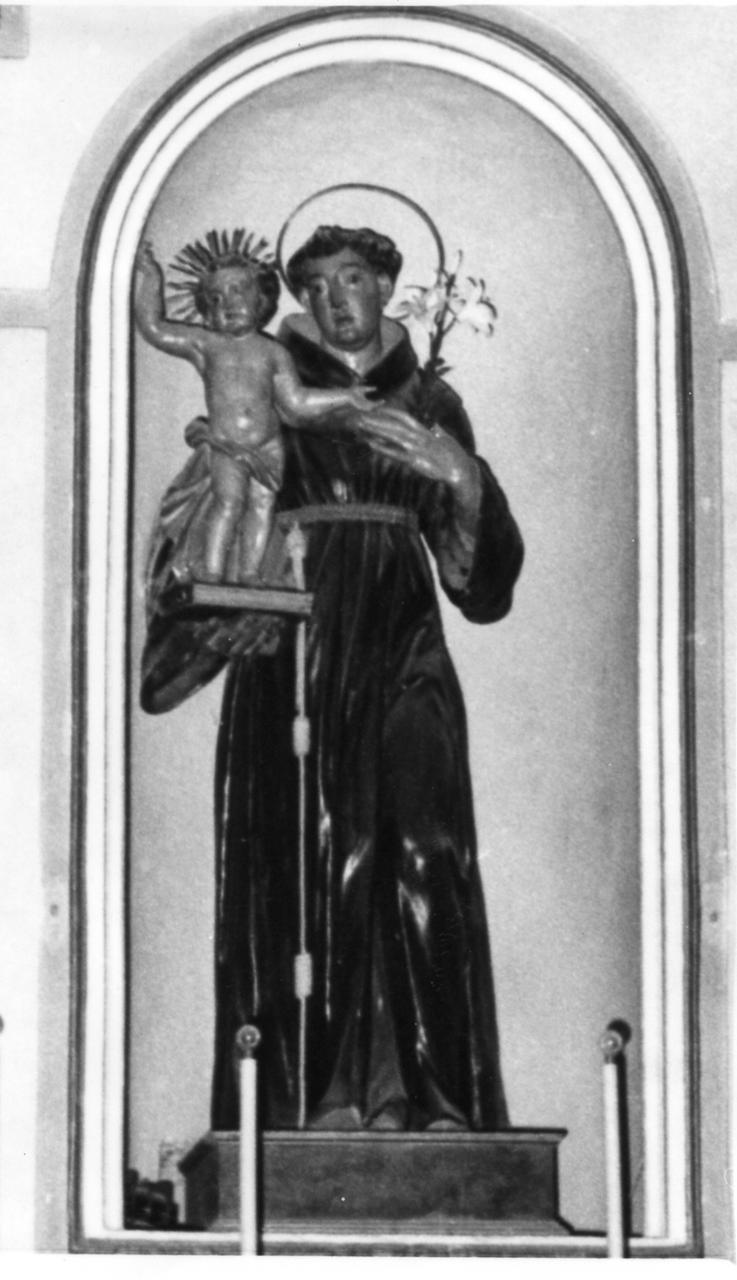 Sant'Antonio da Padova con il bambino (statua) di Graziani Giovanni (prima metà sec. XIX)