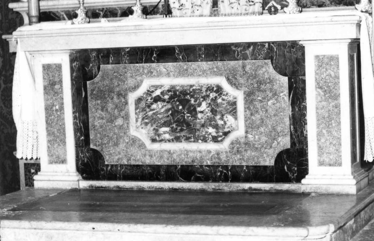 altare maggiore - bottega emiliana (fine, prima metà sec. XVIII, sec. XIX)