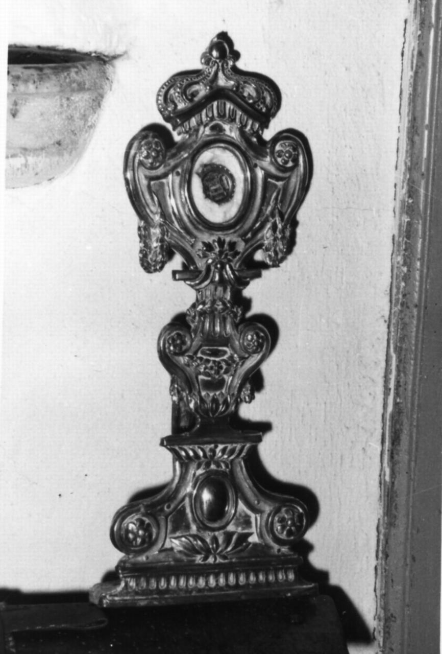 reliquiario - bottega emiliana (prima metà sec. XIX)