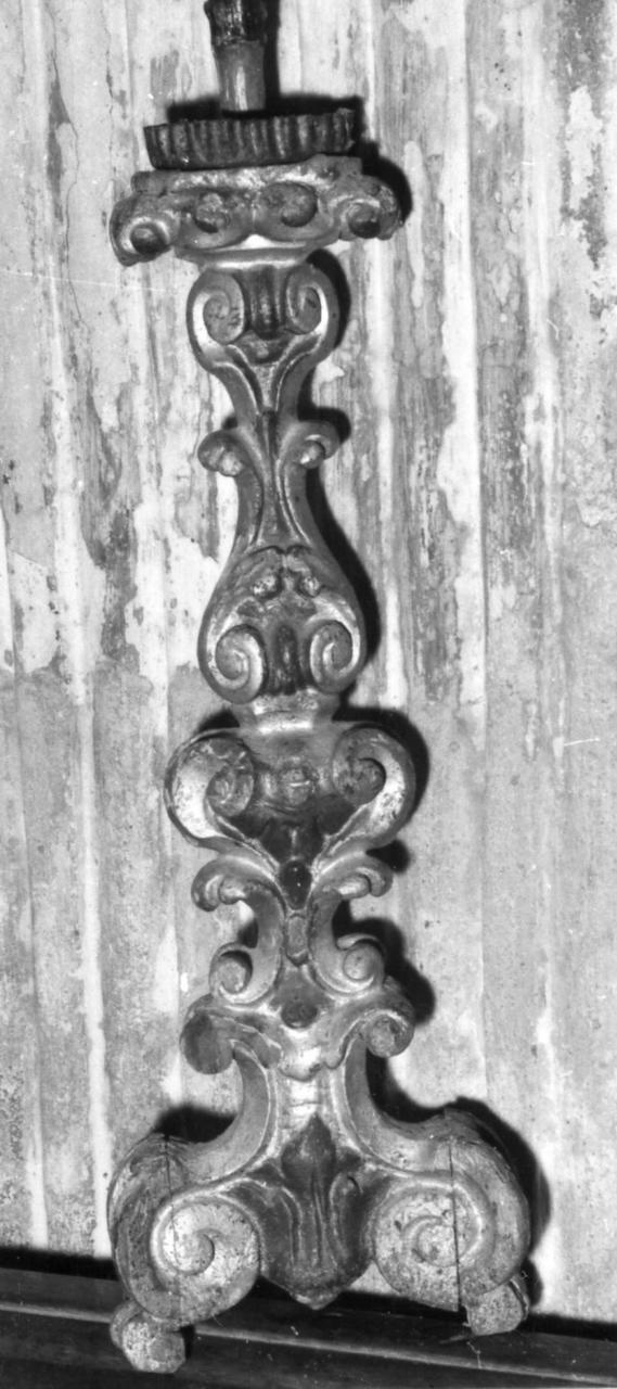 candeliere, serie - bottega modenese (fine sec. XVII)