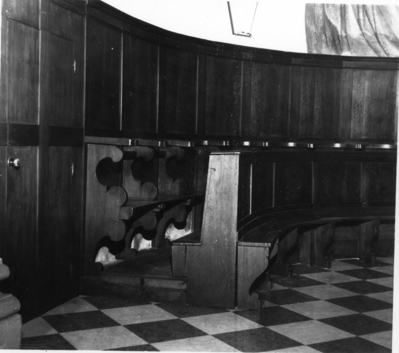 stalli del coro - bottega modenese (prima metà sec. XIX)