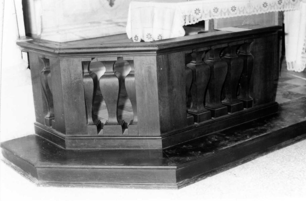 balaustrata di cappella - bottega emiliana (prima metà sec. XVIII)