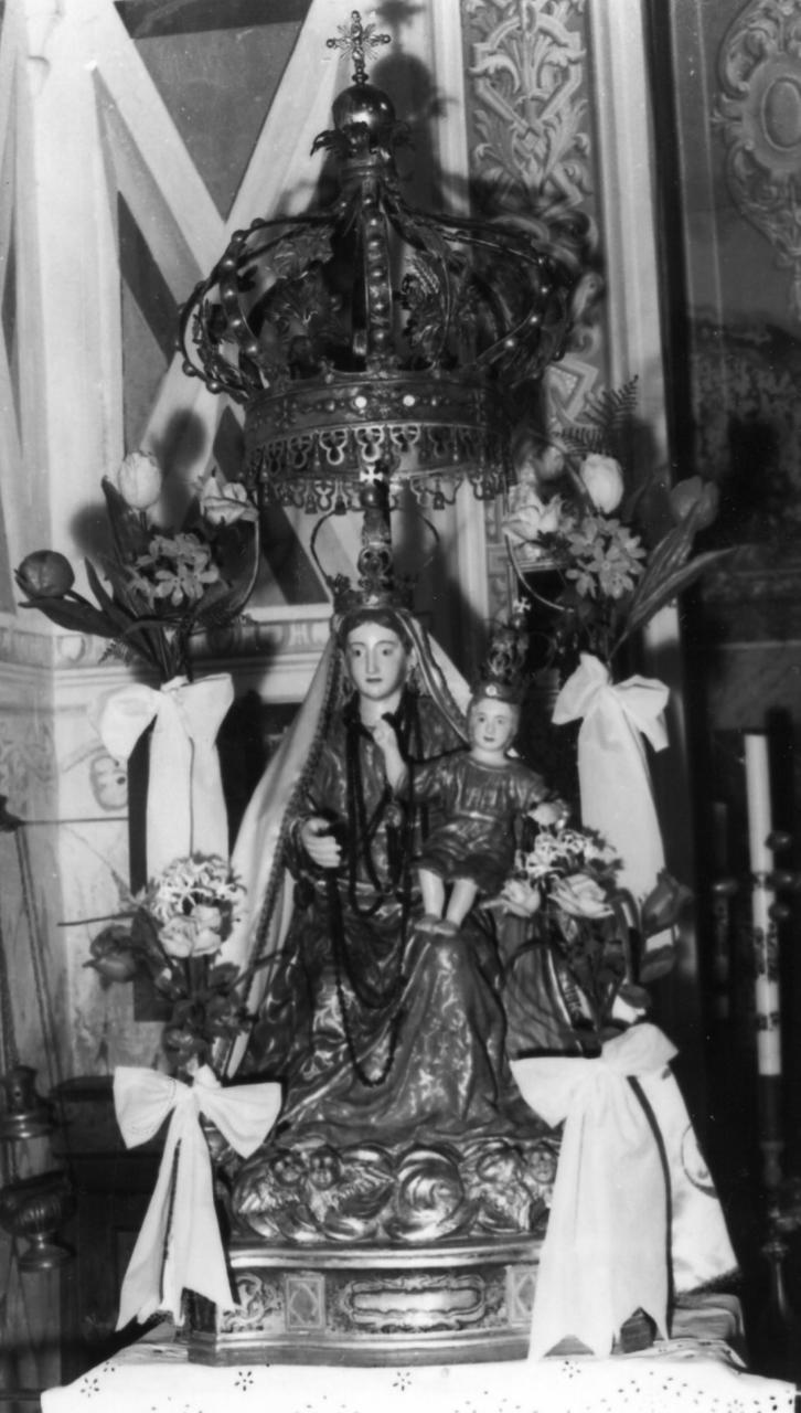 Madonna del Rosario (statua) - bottega modenese (inizio sec. XVIII)