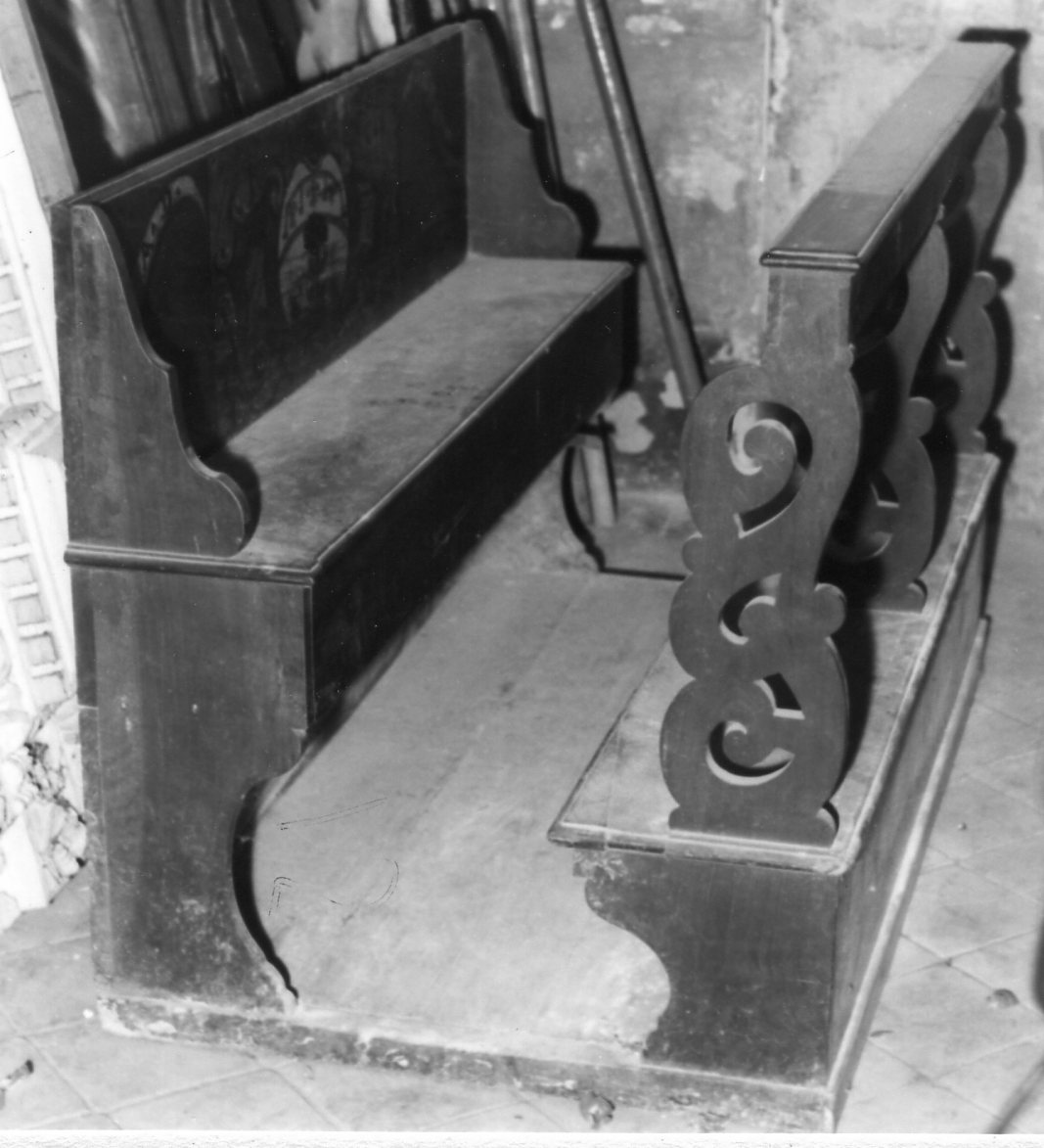 panca con inginocchiatoio - bottega modenese (sec. XVIII)