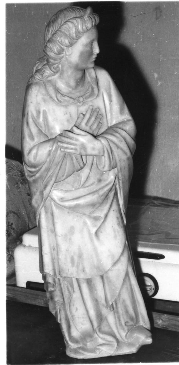 angelo annunciante (statua) - bottega toscana (prima metà sec. XIV)