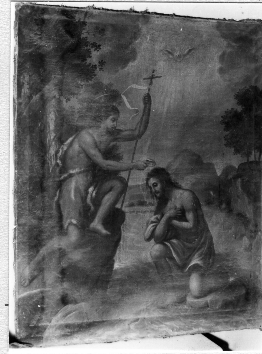 battesimo di Cristo (dipinto) - ambito emiliano (prima metà sec. XVIII)