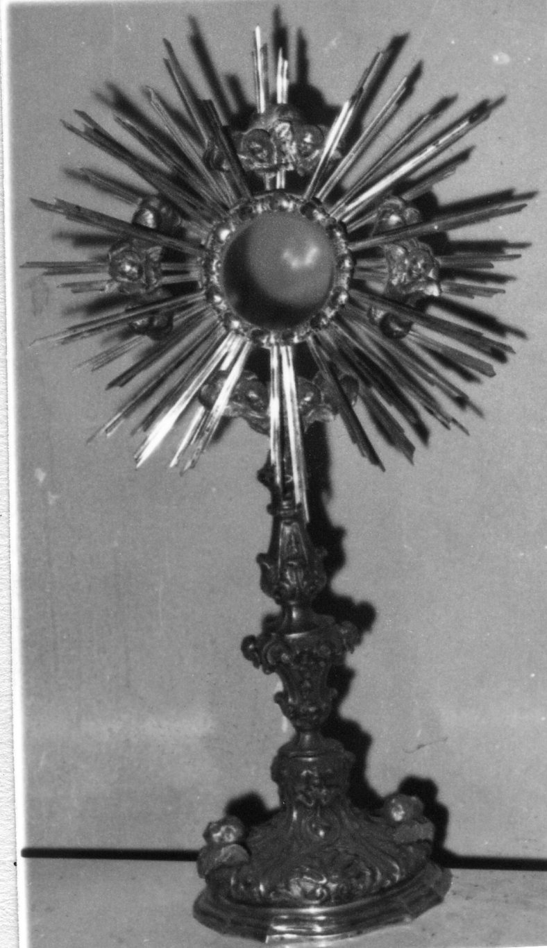 ostensorio - bottega emiliana (seconda metà sec. XVIII)