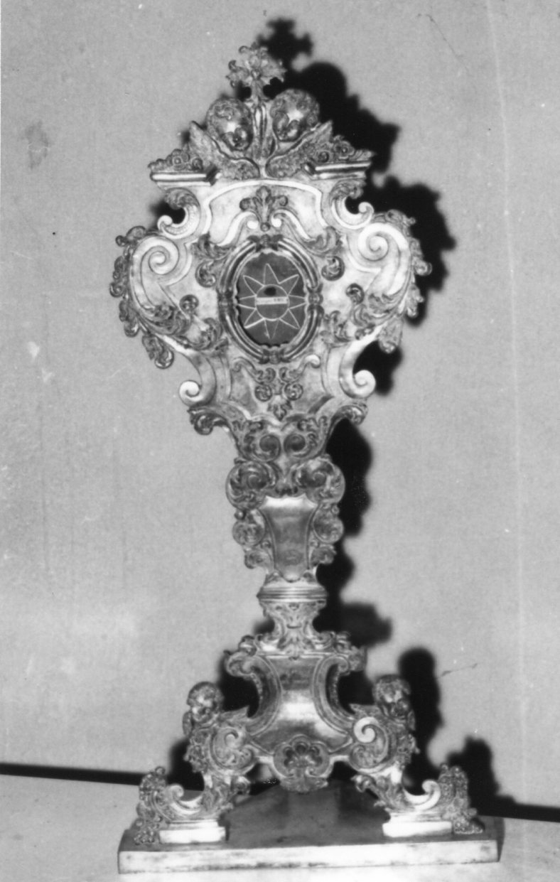 reliquiario-ostensorio - bottega emiliana (seconda metà sec. XVIII)
