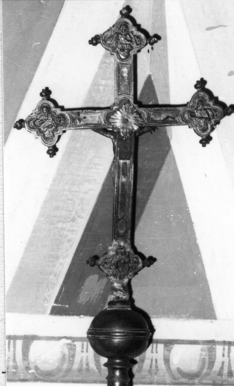 croce processionale - bottega emiliana (seconda metà sec. XVI)