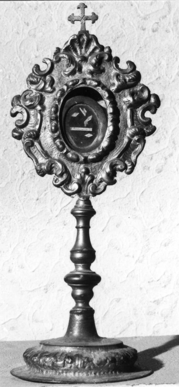 reliquiario-ostensorio - bottega emiliana (metà sec. XVIII)