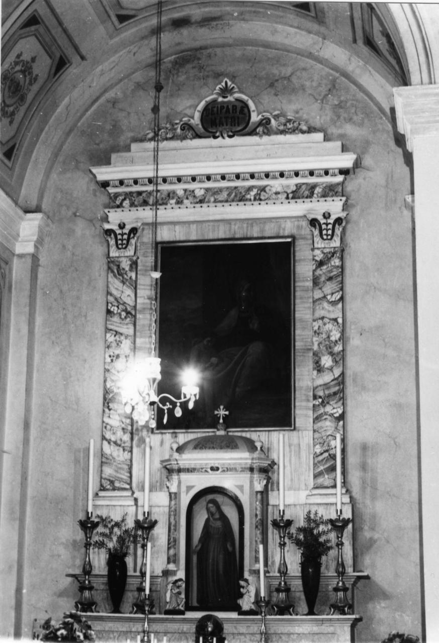 tabernacolo - a frontale architettonico di Diacci Stefano (metà sec. XIX)