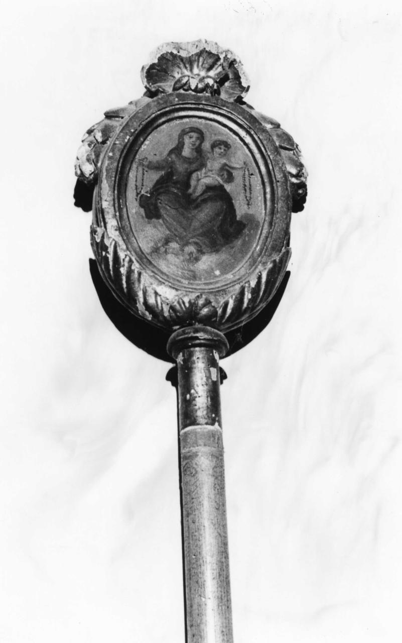 asta di insegna processionale - bottega carpigiana (prima metà sec. XIX)