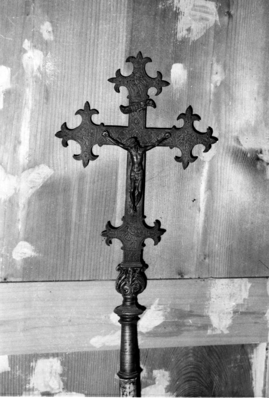 croce processionale - bottega emiliana (seconda metà sec. XVII)
