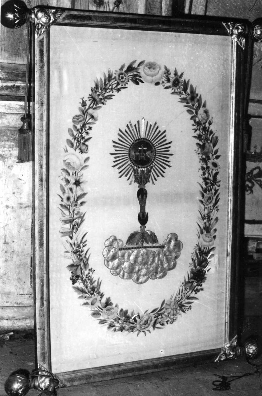 stendardo processionale - bottega modenese (seconda metà sec. XIX)