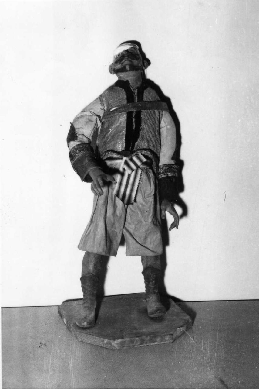 servo moro (statua da presepio) - bottega Italia meridionale (seconda metà sec. XVIII)